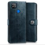 Shock Proof Flip Cover Back Case for Xiaomi Mi Redmi 9 | Magnetic Wallet Leather Case with Stand - Image 2
