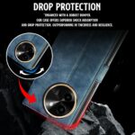 Shock Proof Flip Cover Back Case for Vivo T3X 5G | Magnetic Wallet Leather Case with Stand - Image 8