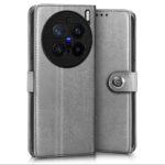 Shock Proof Flip Cover Back Case for Vivo X200 Pro 5G | Magnetic Wallet Leather Case with Stand - Image 3