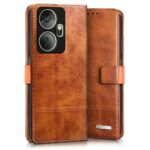 Shock Proof Flip Cover Back Case for Itel P55 Plus 4G | Magnetic Wallet Leather Case with Stand - Image 3