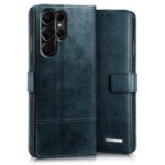 Shock Proof Flip Cover Back Case for Samsung Galaxy S22 Ultra | Magnetic Wallet Leather Case with Stand - Image 2