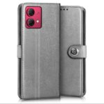 Shock Proof Flip Cover Back Case for Motorola Moto G84 5G | Magnetic Wallet Leather Case with Stand - Image 4