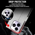 Shock Proof Flip Cover Back Case for Realme Narzo N63 | Magnetic Wallet Leather Case with Stand - Image 7