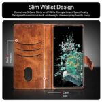 Shock Proof Flip Cover Back Case for 1+ Oneplus 10T 5G | Magnetic Wallet Leather Case with Stand - Image 4