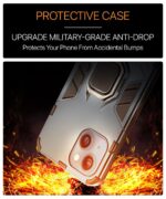 kelpuj Crystal Clear Transparent Back Case for Compatible with Apple iPhone 13 Shockproof TPU Silicone Cover Full Body & Camera Protection - Image 4