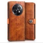 Shock Proof Flip Cover Back Case for Realme 13 Plus 5G | Magnetic Wallet Leather Case with Stand - Image 4