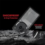 Shock Proof Clear Back Case Mobile Cover for Nothing Phone 3a Pro (Hard | Hybrid PC + TPU | Full Armour Device & Camera Protection | Earthy Black) - Image 3