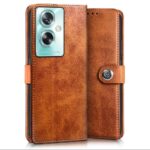 Shock Proof Flip Cover Back Case for Oppo A79 5G | Magnetic Wallet Leather Case with Stand - Image 4