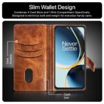 Shock Proof Flip Cover Back Case for 1+ Oneplus Nord Ce 3 Lite 5G | Magnetic Wallet Leather Case with Stand - Image 4