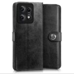 Shock Proof Flip Cover Back Case for Motorola Moto Edge 50 Pro | Magnetic Wallet Leather Case with Stand - Image 3