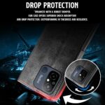 Shock Proof Flip Cover Back Case for Xiaomi Redmi 12C | Magnetic Wallet Leather Case with Stand - Image 6