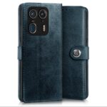 Shock Proof Flip Cover Back Case for Motorola Moto Edge 50 Ultra | Magnetic Wallet Leather Case with Stand - Image 4
