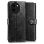 Shock Proof Flip Cover Back Case for Vivo T3X 5G | Magnetic Wallet Leather Case with Stand - Image 4