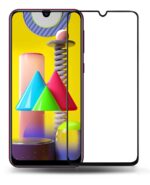 Premium Edge to Edge Coverage Full Glue Cover HD Screen Protection AntiScratch with Easy Installation Kit Curved Edges Case Friendly Guard Tempered Glass for Samsung Galaxy M31 Black - Image 3