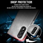 Shock Proof Flip Cover Back Case for 1+ Oneplus Nord 5 | Magnetic Wallet Leather Case with Stand - Image 8