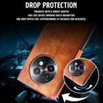 Shock Proof Flip Cover Back Case for Realme 13 Plus 5G | Magnetic Wallet Leather Case with Stand - Image 8