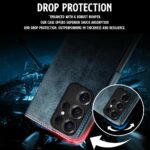 Shock Proof Flip Cover Back Case for Samsung Galaxy S25 Ultra 5G | Magnetic Wallet Leather Case with Stand - Image 4