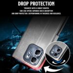 Shock Proof Flip Cover Back Case for Infinix Smart 9 Hd | Magnetic Wallet Leather Case with Stand - Image 4