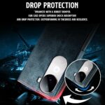 Shock Proof Flip Cover Back Case for Iqoo Z9S 5G | Magnetic Wallet Leather Case with Stand - Image 8