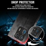 Shock Proof Flip Cover Back Case for Motorola Moto Edge 50 Ultra | Magnetic Wallet Leather Case with Stand - Image 8