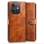 Shock Proof Flip Cover Back Case for Oppo A3X 5G | Magnetic Wallet Leather Case with Stand - Image 4