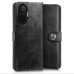 Shock Proof Flip Cover Back Case for Poco F7 5G | Magnetic Wallet Leather Case with Stand - Image 2