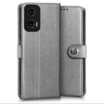 Shock Proof Flip Cover Back Case for Motorola Moto G35 5G | Magnetic Wallet Leather Case with Stand - Image 4