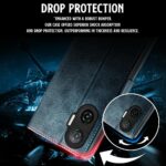 Shock Proof Flip Cover Back Case for Poco F7 5G | Magnetic Wallet Leather Case with Stand - Image 4