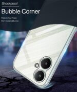 Crystal Clear Transparent Back Case Cover for Xiaomi Redmi 13C 5G | Poco M6 5G | Full Device & Camera Protection Shockproof TPU Silicone Back Cover Case Transparent - Image 4