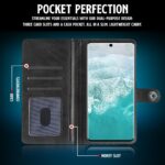 Shock Proof Flip Cover Back Case for Vivo V30 Pro | Magnetic Wallet Leather Case with Stand - Image 5