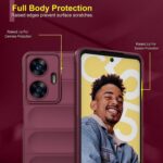 Ultimate Silicon Back Cover Case for Realme Narzo N55| C55 | Military Grade Drop Protection Shockproof Bumper | Anti-Slip Grip | Scratch Proof Micro-Fibre Cloth Inside (Crimson Red) - Image 3