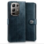 Shock Proof Flip Cover Back Case for Infinix Note 50X 5G | Magnetic Wallet Leather Case with Stand - Image 2