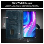 Shock Proof Flip Cover Back Case for Xiaomi Mi Redmi Note 8 Pro | Magnetic Wallet Leather Case with Stand - Image 4
