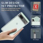 Crystal Clear Back Case Cover for Google Pixel 7A | Full Device & Camera Protection Shockproof TPU Silicone Back Cover Case Transparent - Image 6