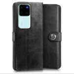 Shock Proof Flip Cover Back Case for Vivo V30 Pro | Magnetic Wallet Leather Case with Stand - Image 3