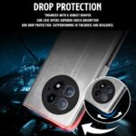 Shock Proof Flip Cover Back Case for 1+ Oneplus 13 5G | Magnetic Wallet Leather Case with Stand - Image 8