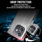 Shock Proof Flip Cover Back Case for Oppo A3X 5G | Magnetic Wallet Leather Case with Stand - Image 8