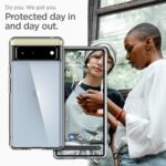 Crystal Clear Transparent Back Case Cover for Google Pixel 6 | Full Device & Camera Protection Shockproof TPU Silicone Back Cover Case Transparent - Image 3