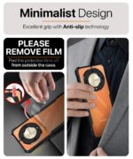 Shock Proof Clear Protective Back Case for Honor X9B 5G - AirEDGE Technology | 360 Degree Camera Protection | Transparent Hybrid Back Case Mobile Cover - Black - Image 5