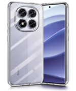 Transparent Back Cover Case for Redmi Note 14 Pro 5G | Poco X7 5G | Raised Bumps for Full Device & Camera Protection Shockproof TPU Silicone Back Case Mobile Cover Transparent - Image 4