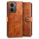Shock Proof Flip Cover Back Case for Realme P3 5G | Magnetic Wallet Leather Case with Stand - Image 2