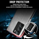 Shock Proof Flip Cover Back Case for Realme C75 5G | Magnetic Wallet Leather Case with Stand - Image 4