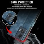 Shock Proof Flip Cover Back Case for Motorola Moto Edge 50 Fusion 5G | Magnetic Wallet Leather Case with Stand - Image 5