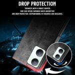 Shock Proof Flip Cover Back Case for Iqoo Z9 Lite | Magnetic Wallet Leather Case with Stand - Image 8