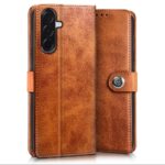 Shock Proof Flip Cover Back Case for Samsung Galaxy A36 5G | Magnetic Wallet Leather Case with Stand - Image 2