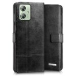 Shock Proof Flip Cover Back Case for Motorola Moto G54 5G | Magnetic Wallet Leather Case with Stand - Image 4