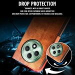 Shock Proof Flip Cover Back Case for Oppo F27 5G | Magnetic Wallet Leather Case with Stand - Image 5