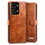 Shock Proof Flip Cover Back Case for 1+ Oneplus Nord 2T | Magnetic Wallet Leather Case with Stand - Image 2