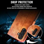 Shock Proof Flip Cover Back Case for Samsung Galaxy A26 5G | Magnetic Wallet Leather Case with Stand - Image 4