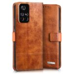 Shock Proof Flip Cover Back Case for Redmi Note 11T 5G | Magnetic Wallet Leather Case with Stand - Image 2